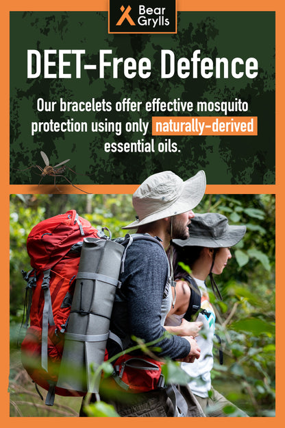 Bear Grylls Mosquito Repellent Bracelets (x10 Pack)