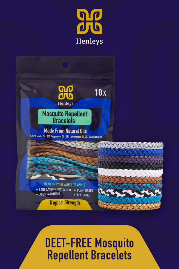 Henleys Mosquito Repellent Bracelets (x10 Pack) Henleys Online